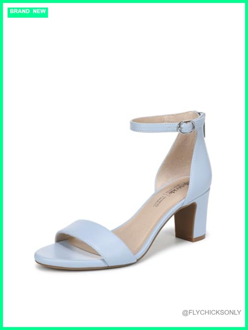LifeStride Florence Platform Block Heel Ankle Strap Dress Sandal